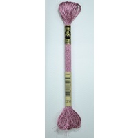 DMC Light Effects Thread, E316 PINK AMETHYST Embroidery Floss, 8m Skein
