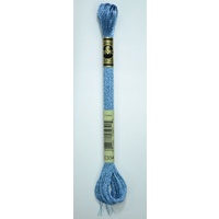 DMC Light Effects Thread, E334 BLUE TOPAZ Embroidery Floss, 8m Skein
