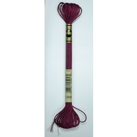 DMC Light Effects Thread, E3685 ROSEWOOD Embroidery Floss, 8m Skein