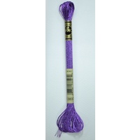 DMC Light Effects Thread, E3837 PURPLE RUBY Embroidery Floss, 8m Skein