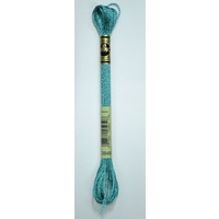 DMC Light Effects Thread, E3849 AQUAMARINE BLUE Embroidery Floss, 8m Skein