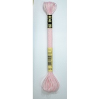 DMC Light Effects Thread, E818 SOFT PINK Embroidery Floss, 8m Skein