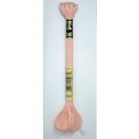 DMC Light Effects Thread, E967 Soft Peach Embroidery Floss, 8m Skein