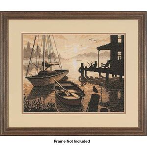 PEACEFUL SILHOUETTE Counted Cross Stitch Kit 33 x 25cm #35018 By Dimensions