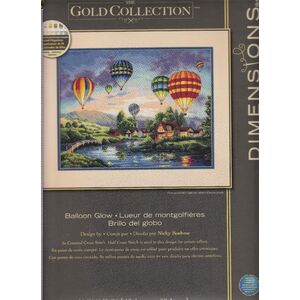 Dimensions BALLOON GLOW (35213) Counted Cross Stitch Kit 16" x 12"