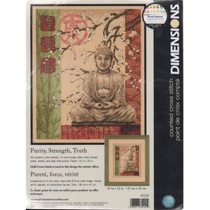 PURITY, STRENGTH, TRUTH Counted Cross Stitch Kit #35220