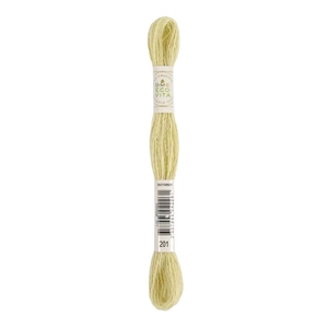 DMC #201 CREAMY WOALD Eco Vita Organic Wool Hand Embroidery Floss 16m Skein
