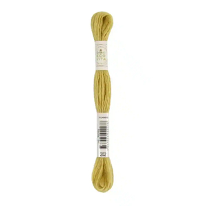 DMC #202 VANILLA ALDER BUCKTHORN Eco Vita Organic Wool Hand Embroidery Floss 16m Skein