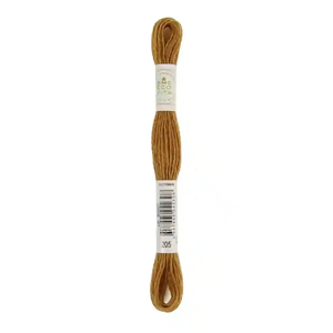 DMC #205 CINNAMON RHUBARB Eco Vita Organic Wool Hand Embroidery Floss 16m Skein
