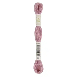 DMC #409 CLEMATIS COCHINEAL Eco Vita Organic Wool Hand Embroidery Floss 16m Skein