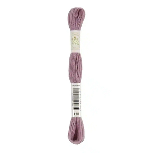 DMC #410 HEATHER COCHINEAL Eco Vita Organic Wool Hand Embroidery Floss 16m Skein
