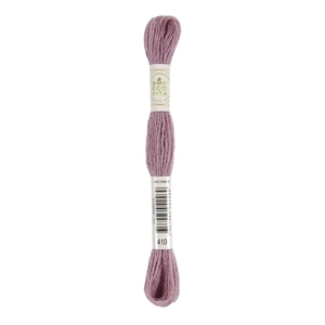 DMC #410 HEATHER COCHINEAL Eco Vita Organic Wool Hand Embroidery Floss 16m Skein
