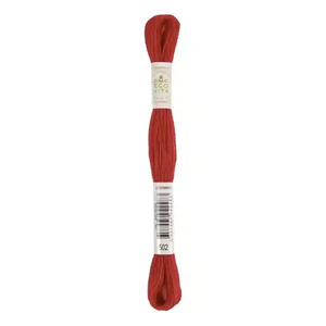DMC #502 FIERY MADDER Eco Vita Organic Wool Hand Embroidery Floss 16m Skein