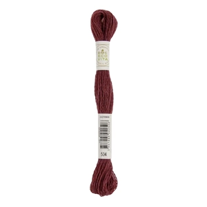 DMC #504 VERMEIL MADDER Eco Vita Organic Wool Hand Embroidery Floss 16m Skein
