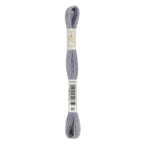 DMC #601 BALTIC INDIGO Eco Vita Organic Wool Hand Embroidery Floss 16m Skein