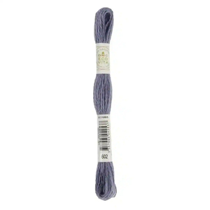 DMC #602 MIST INDIGO Eco Vita Organic Wool Hand Embroidery Floss 16m Skein