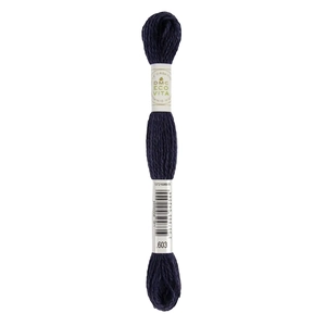 DMC #603 ABYSSINIAN MYRTLE Eco Vita Organic Wool Hand Embroidery Floss 16m Skein