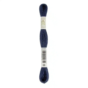 DMC #608 NAVY INDIGO Eco Vita Organic Wool Hand Embroidery Floss 16m Skein