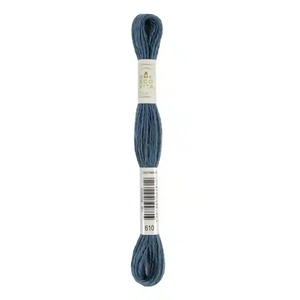 DMC #610 OCEAN INDIGO Eco Vita Organic Wool Hand Embroidery Floss 16m Skein