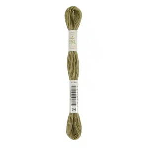 DMC #704 WILLOW WOALD Eco Vita Organic Wool Hand Embroidery Floss 16m Skein