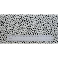 Cotton Fabric Per Metre, 110cm Wide, Tulips BLACK on WHITE 365.04