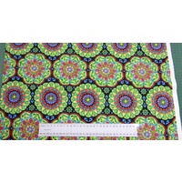 Cotton Fabric Per Metre, 110cm Wide, Anastasia Multi #3836.99