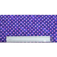 Cotton Fabric Per Metre, 110cm Wide, Anastasia PURPLE #3840.85