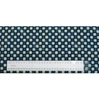Cotton Fabric Per Metre, 110cm Wide, Anastasia NAVY #3840.99