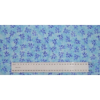 Cotton Fabric Per Metre, 110cm Wide, Anastasia 3841 BLUE 3841.41