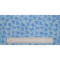 Cotton Fabric Per Metre, 110cm Wide, Anastasia 3841 BLUE 3841.41