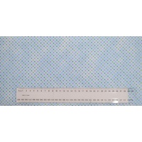 167cm REMNANT Cotton Fabric, 110cm Wide, Anastasia BLUE 3842.41