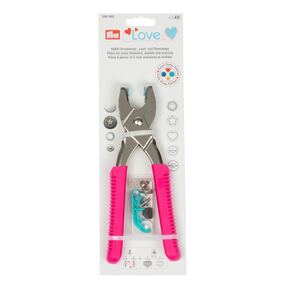 Prym Love Vario Pliers Pink With Tools For Colour Snaps 390902