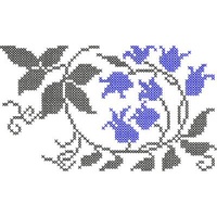 Cross Stitch Motif Embroidery Design (4-4base)