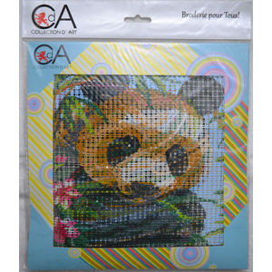 Collection D&#39; Art Tapestry Kit, PANDA, 19cm x 19cm (#4.011K)