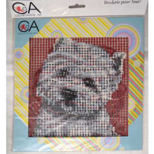 Collection D&#39; Art Tapestry Kit, Puppy, 19cm x 19cm (#4.020K)