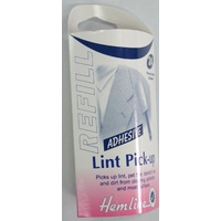 Hemline Adhesive Lint Pick-Up Refils, 24 Pre-Cut Sheets &amp; Roller Picks Up Lint Pet Hair etc.