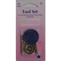 Hemline Snaps Heavy Duty Tool Set Type &quot;C&quot; 