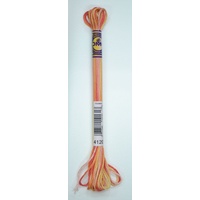 DMC Colour Variations Thread Embroidery Floss, Colour 4120 Tropical Sunset