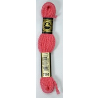 DMC Tapestry Wool #7005 MEDIUM CARNATION Laine Colbert wool 8m Skein