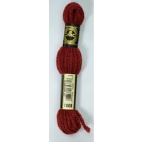 DMC Tapestry Wool #7008 Very Dark Terra Cotta Laine Colbert wool 8m Skein