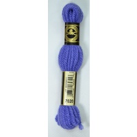 DMC Tapestry Wool #7020 MEDIUM LIGHT BLUE VIOLET Laine Colbert wool 8m Skein
