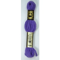 DMC Tapestry Wool #7026 MEDIUM DARK BLUE VIOLET Laine Colbert wool 8m Skein