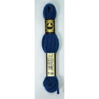 DMC Tapestry Wool #7034 VERY DARK BLUE Laine Colbert wool 8m Skein