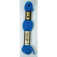 DMC Tapestry Wool #7038 DARK BRIGHT TURQUOISE Laine Colbert wool 8m Skein
