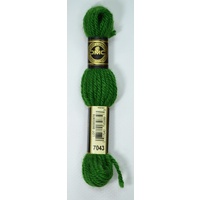 DMC Tapestry Wool #7043 BRIGHT GREEN Laine Colbert wool 8m Skein