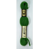 DMC Tapestry Wool #7043 BRIGHT GREEN Laine Colbert wool 8m Skein