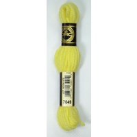 DMC Tapestry Wool #7049 VERY LIGHT GOLDEN YELLOW Laine Colbert wool 8m Skein