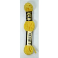 DMC Tapestry Wool #7055 PALE YELLOW Laine Colbert wool 8m Skein