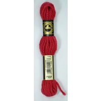DMC Tapestry Wool #7107 DARK CARNATION Laine Colbert wool 8m Skein