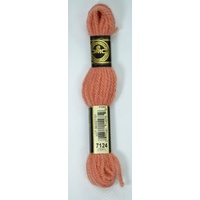 DMC Tapestry Wool, #7124 MEDIUM TERRA COTTA, Laine Colbert wool, 8m Skein